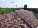 Copertura con tegole ad impasto cementizio